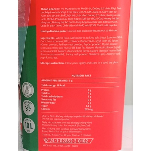 Bột xốt nâu  Demi Glace Brown Sauce Mix
