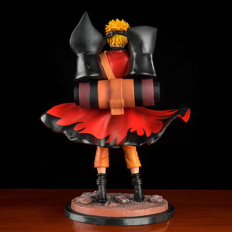 Naruto Gk Fairy Mode Nine Tails Mô hình trang trí bằng tay Hoạt Ngoại vi Món quà sinh nhật hai chiều [Gửi vào ngà
