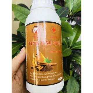 500ML Tinh dầu quế nguyên chất Phúc Lộc đuổi muỗi lau sàn dùng cho máy xông tinh dầu hương rất thơm