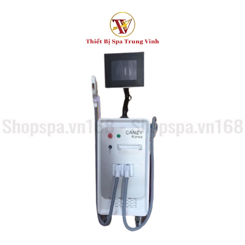 [ Shospa.vn186 ] Máy Triệt Lông Xóa Xăm 2in1 | Máy Triệt Lông Laser Canzy Korea SPA TMV