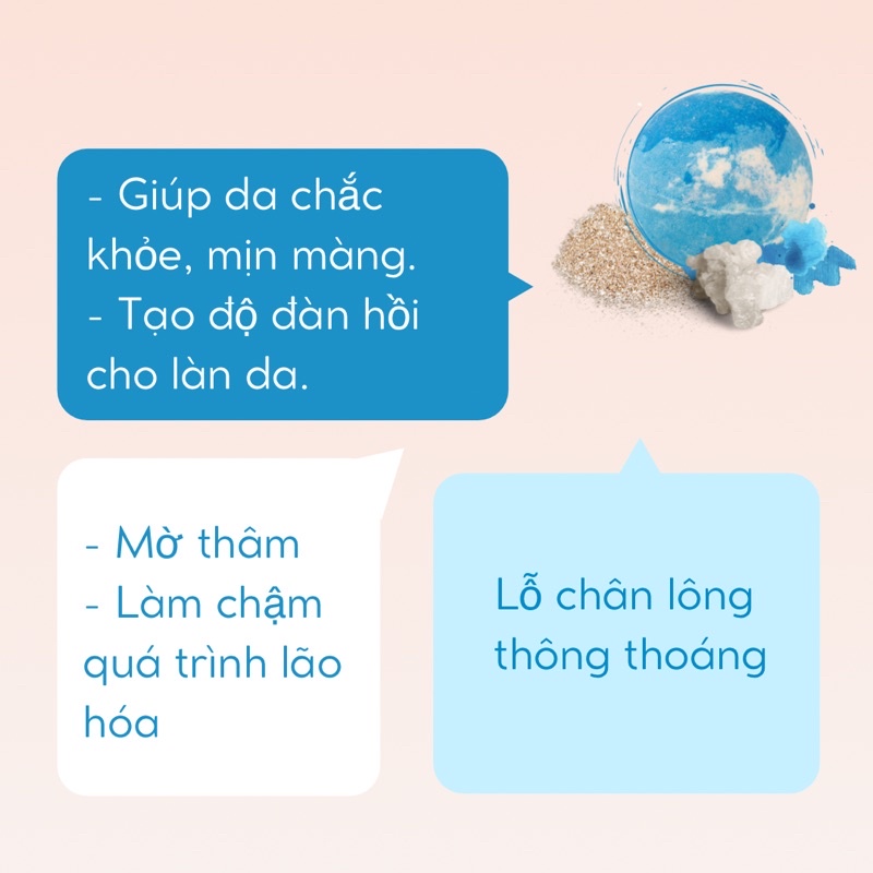 MALIBU  Bath bomb / Viên sủi bồn tắm / Bom tắm / Viên thả bồn tắm