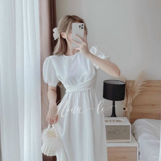 [BIGSIZE] ĐẦM CHÉO EO CỘT NƠ 60KG - 95KG (Bigsize Nguyễn Phi Phụng)