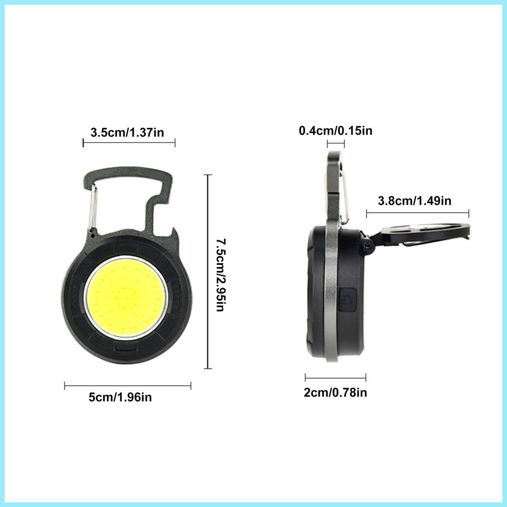 Đèn Pin LED Mini 800 Lumens Có Thể Sạc Lại