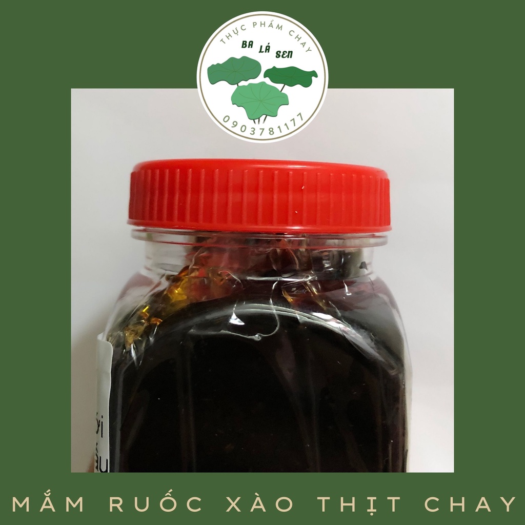 Mắm ruốc xào thịt chay Ba Lá Sen chế biến sẵn, bảo quản lâu 150gp