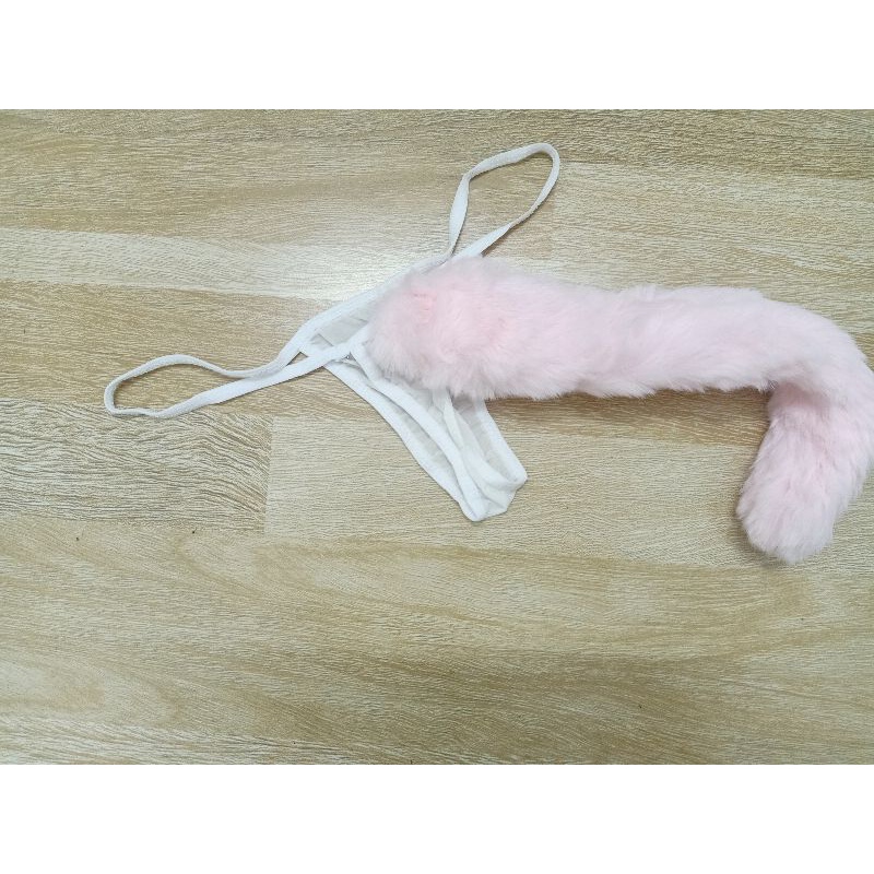 Quần lót đuôi cáo ảnh thật chụp sàn