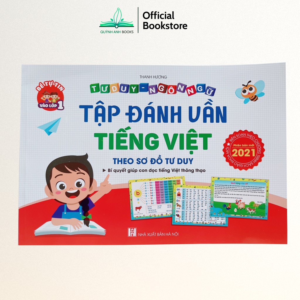 Sách - Combo Bé Chinh Phục Toán Học, Tập Đánh Vần Tiếng Việt Theo Sơ Đồ Tư Duy Phiên Bản Mới 5.0 - NPH Việt Hà