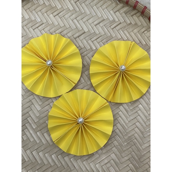 Rẻ quạt giấy làm oản, làm tháp bánh, trang trí decor siêu đẹp