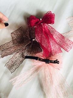 Kẹp nơ bạn gái handmade🎀🎀🎀🎀🎀