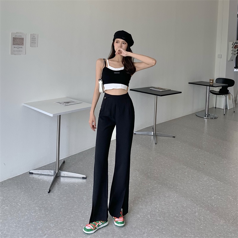 Quần Ống Rộng Lưng Cao Phong Cách Hàn Quốc Dành Cho Nữ 2021 | BigBuy360 - bigbuy360.vn