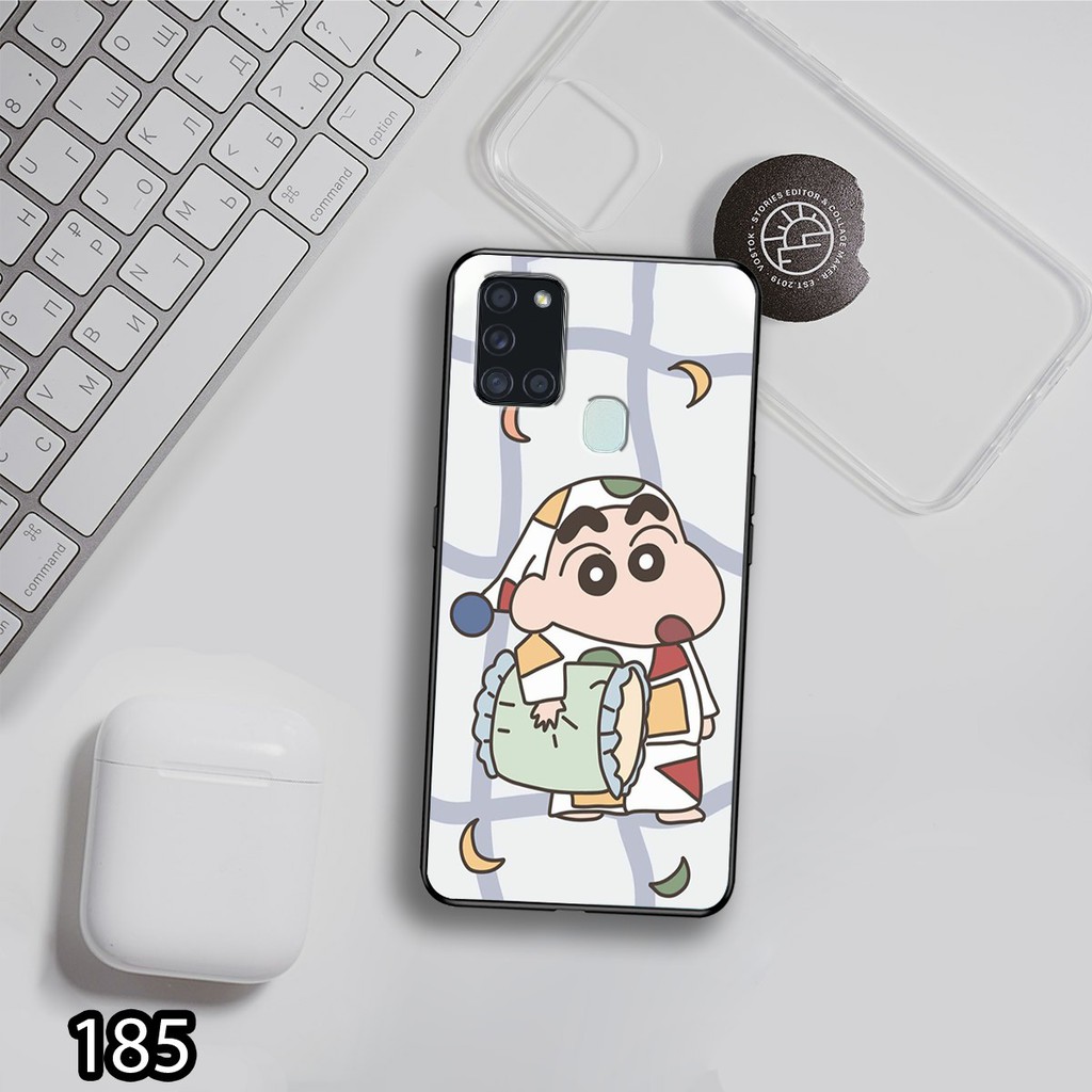 Ốp lưng Samsung A11/A21/A21S  in hình Logo cậu bé Shin siêu đẹp, độc, lạ_KINGSTORE.HN_Ốp SS A11/A21/A21S