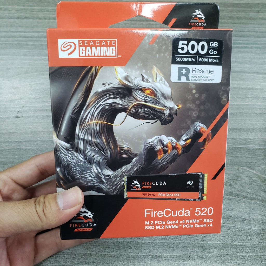 Ổ Cứng SSD Seagate FIRECUDA 520 GAMING 500GB M2 NVMe Gen 4