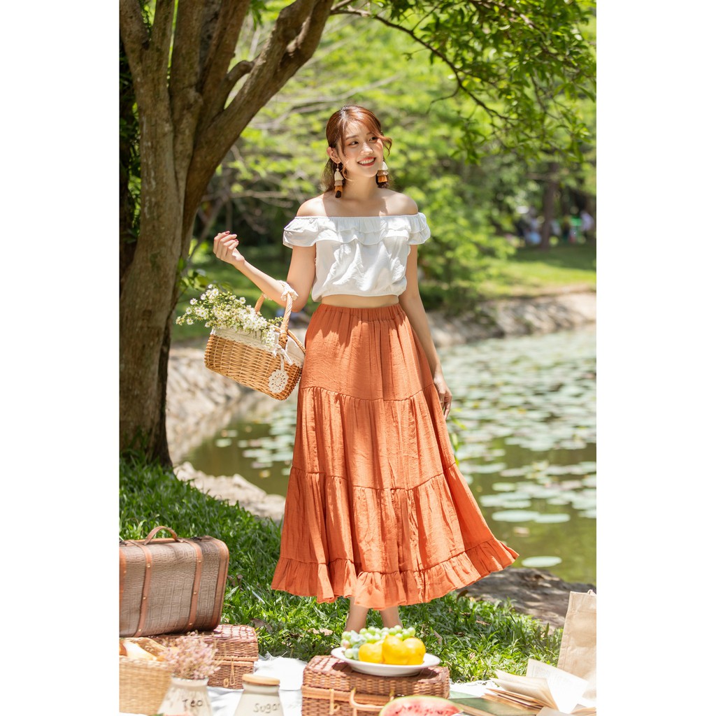 Jenny Le - Chân váy maxi phom dài  Jane Midi Skirt JL172 | BigBuy360 - bigbuy360.vn