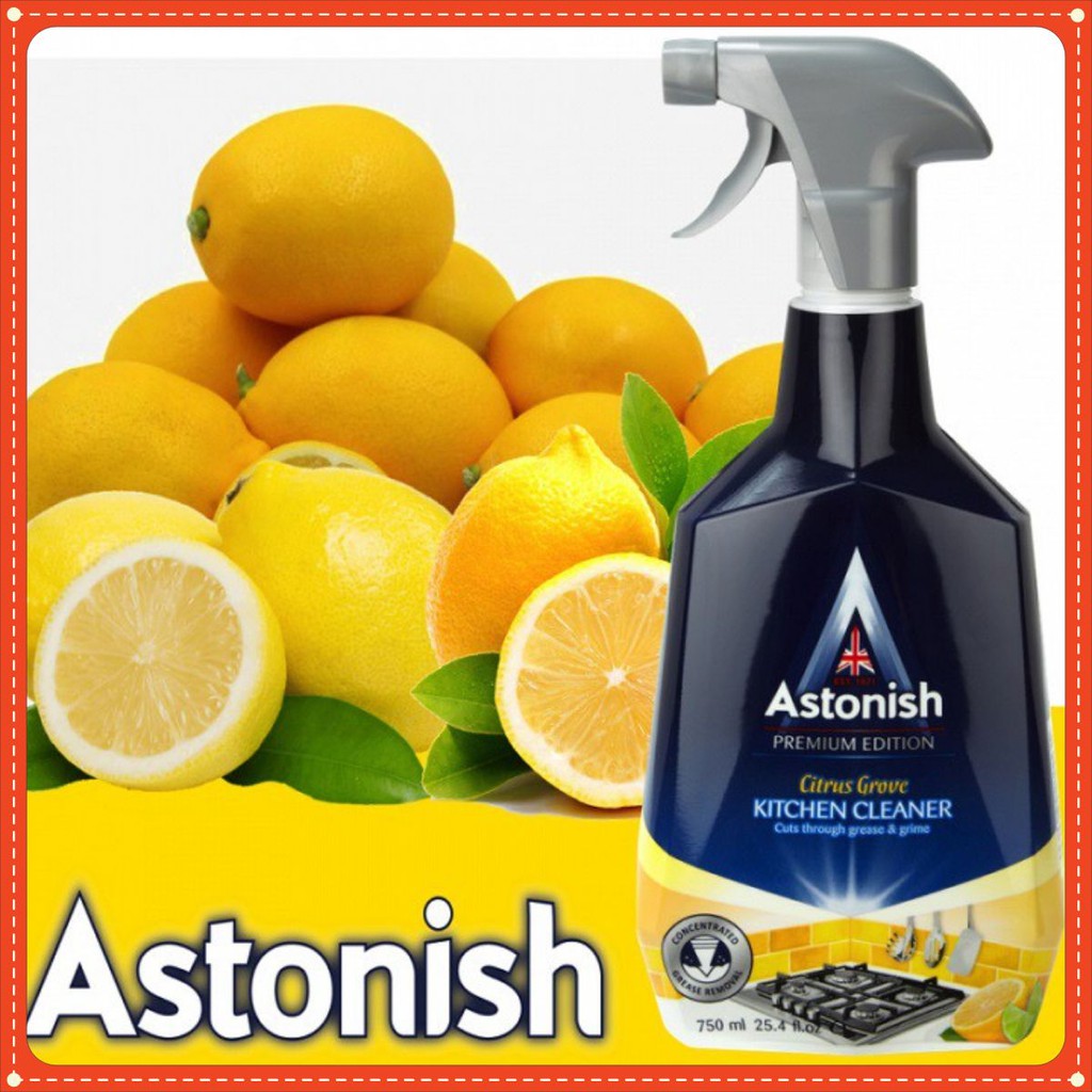 Nước lau bếp chanh tươi Astonish C6760_750ml _ Thương Hiệu Anh Quốc