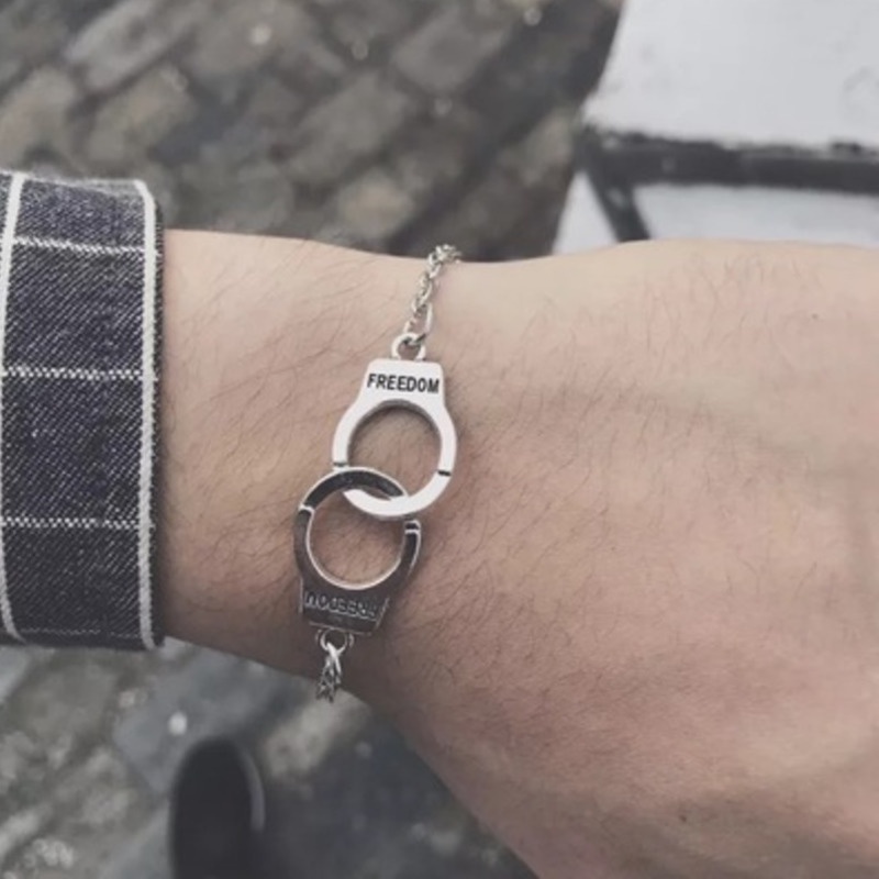 Vòng Đeo Tay Kiểu Hip-Hop Retro Cho Các Cặp Đôi