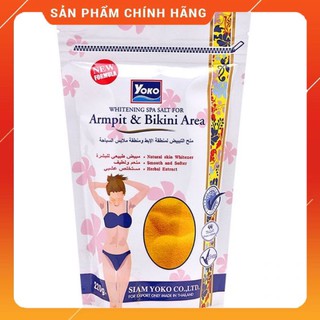 Muối Yoko tẩy tế bào chết vùng nách và bikini 220g