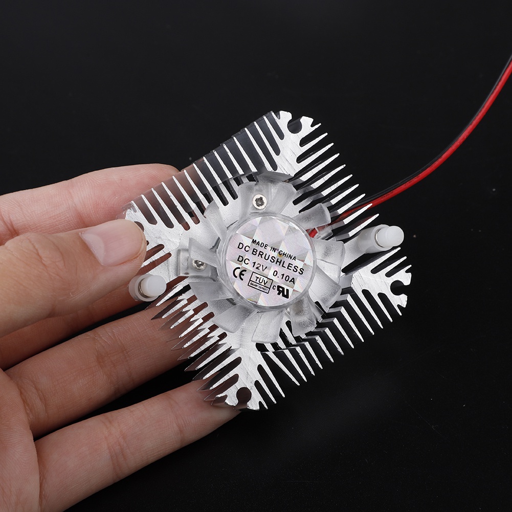 Quạt tản nhiệt làm mát đồ họa 55mm 2 Pin bằng nhôm màu vàng mới | BigBuy360 - bigbuy360.vn