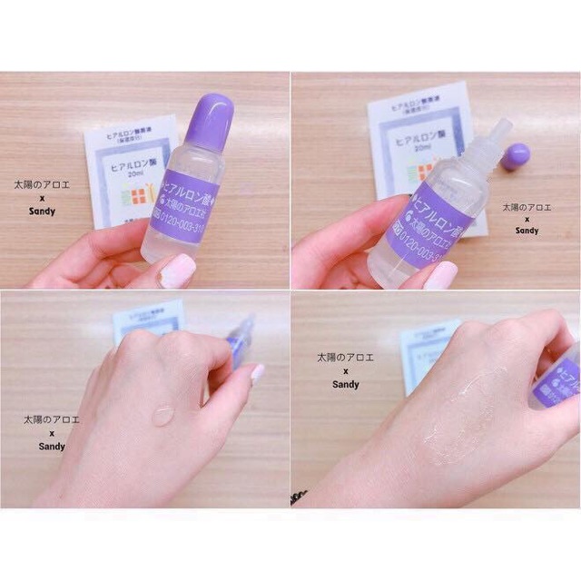 Serum Cấp Ẩm HA Hyaluronic Acid Taiyou No Aloe 10ml