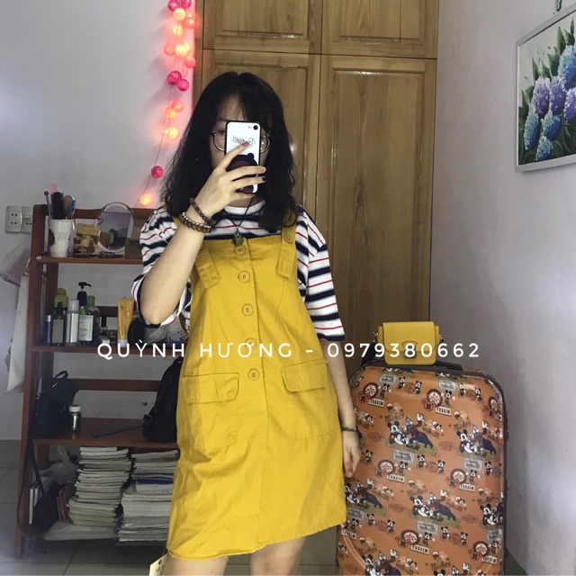 Yếm váy kaki