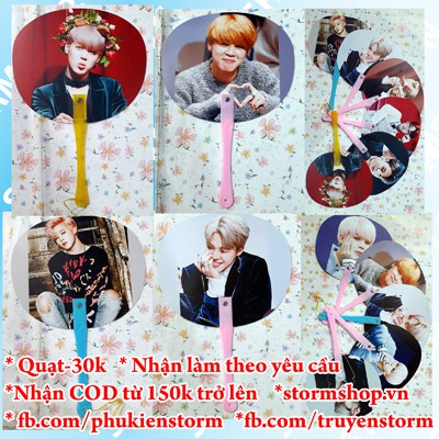 Quạt Thành viên BTS -combo 2 cây -60k