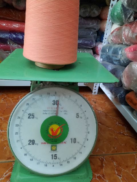 { Sale off} sợi cotton Nhật màu hồng cam