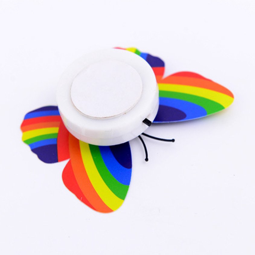 Đèn ngủ dạng LED nhiều màu sắc hình bươm bướm dùng để trang trí phòng cho bé