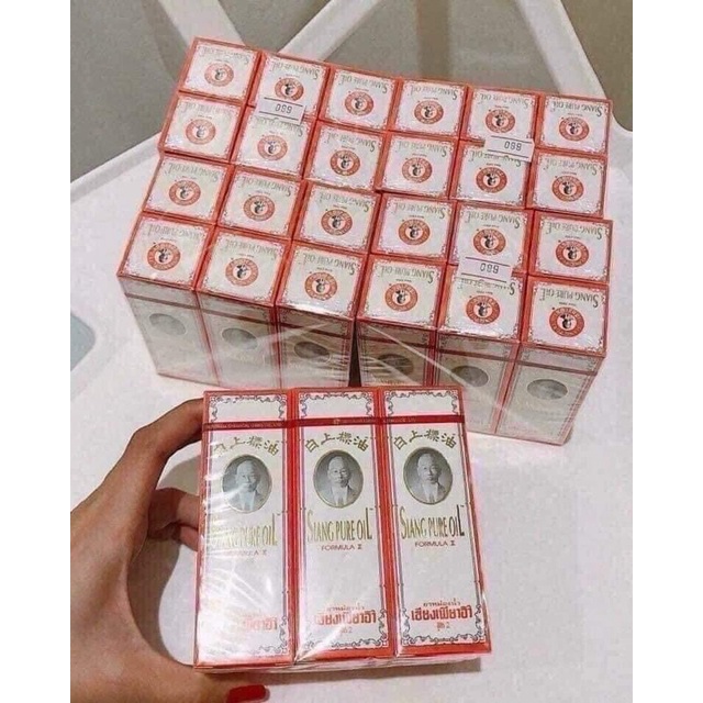 Combo 6 lọ dầu ông gia đỏ 25cc thái lan