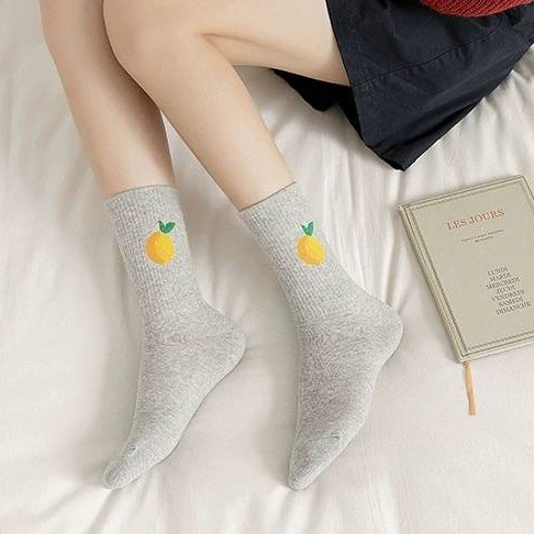 Tất Vớ Nam Nữ Cổ Cao Họa Tiết Trái Cây Và Thú Ngộ Nghĩnh mẫu ngẫu | BigBuy360 - bigbuy360.vn