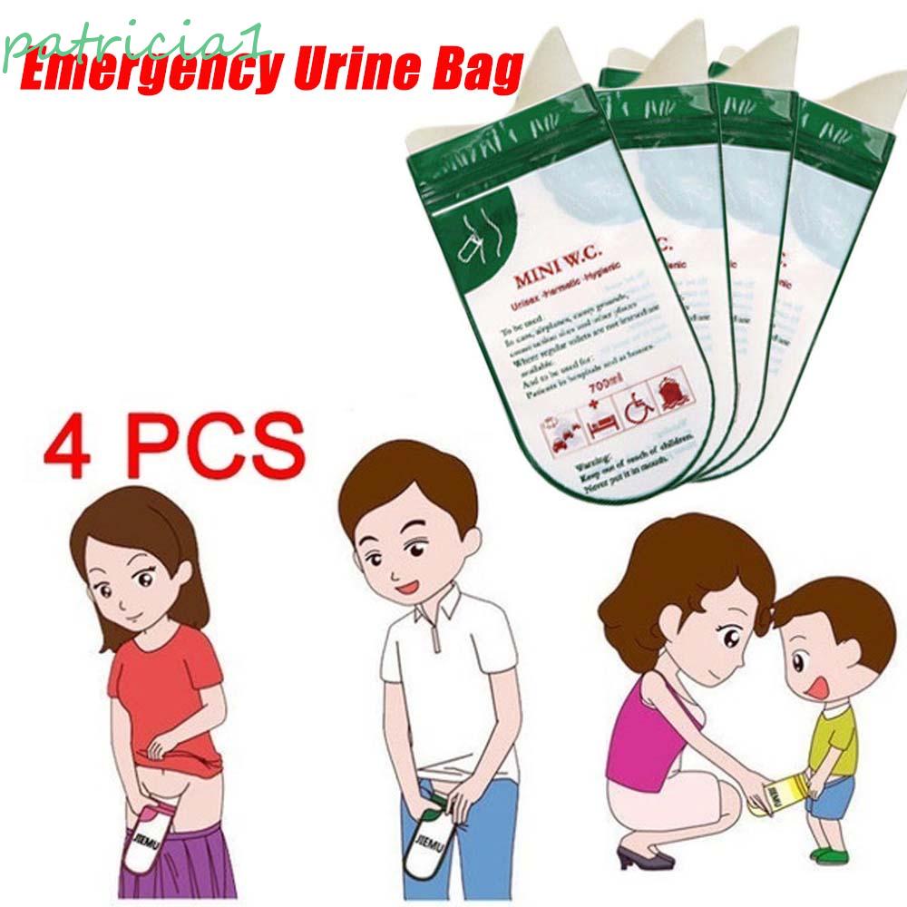 Túi Đi Tiểu Mini 700ml Dùng Một Lần Chống Rò Rỉ Tiện Dụng Cho Nam Nữ