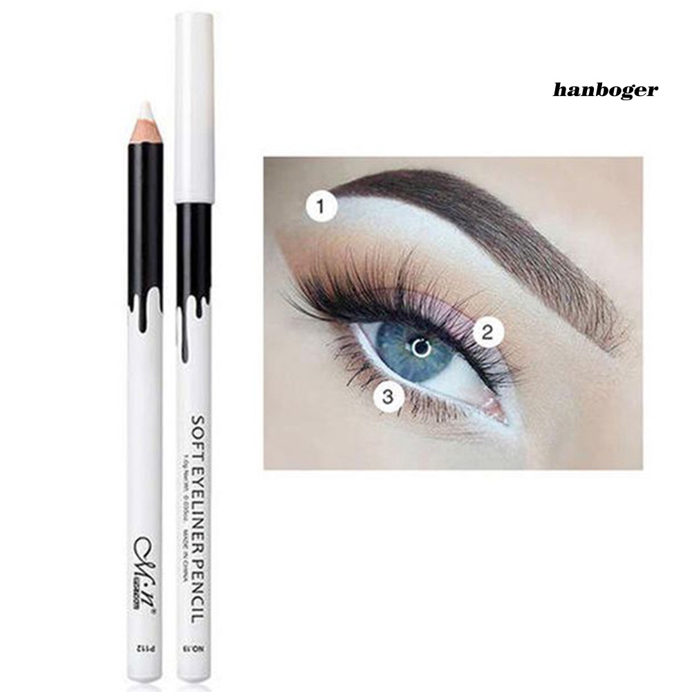 [Hàng mới về] Bút chì kẻ mắt mềm mại có độ bóng cao lâu trôi không thấm nước chống nhòe Hanboger Menow | BigBuy360 - bigbuy360.vn