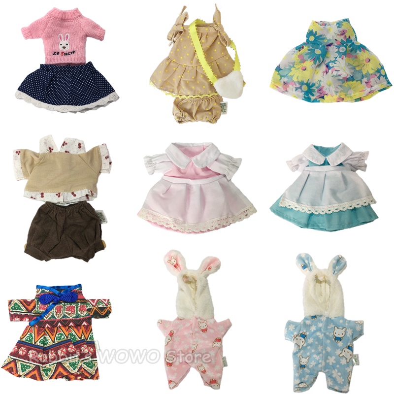 Áo Khoác Len Lông Xù Hình Gấu / Thỏ 30cm / 45cm / 60cm Cho Búp Bê 1 / 6 BJD