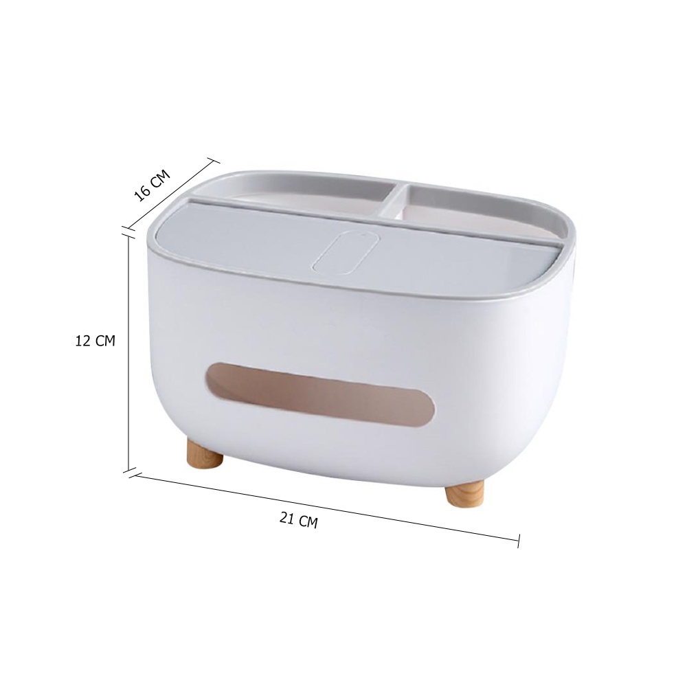 HomeBase KECH Hộp đựng khăn giấy đa năng W21xD16xH12cm