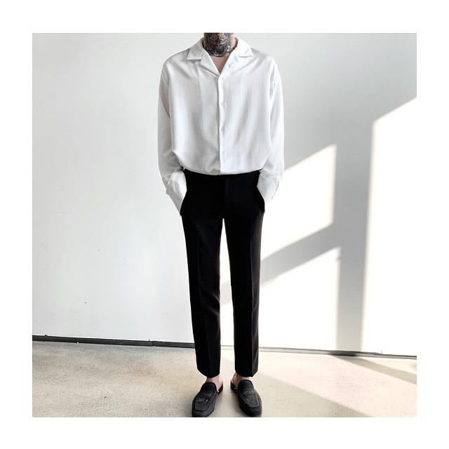 ÁO SƠ MI trắng cổ vest CHUOTTRANG Tay Dài KKL | BigBuy360 - bigbuy360.vn