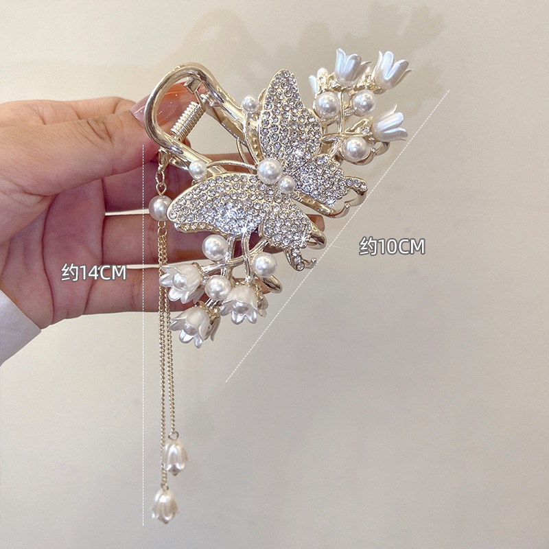 Kẹp Tóc Tua Rua Hình Bướm Phong Lan Thung Lũng 2022 Cho Nữ