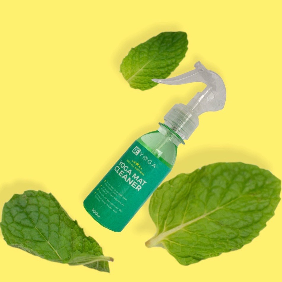 Dung Dịch Vệ Sinh Thảm Tập Yoga Gym TPE 100ml Tặng Kèm Khăn Lau Đa Năng