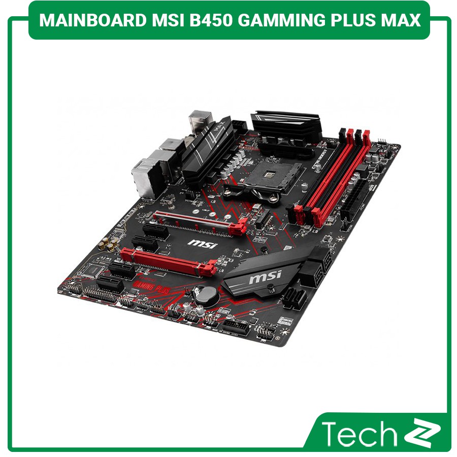 Mainboard MSI B450 GAMMING PLUS MAX (AMD B450, Socket AM4, m-ATX, 4 khe RAM DDR4)