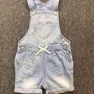 Qy1- quần yếm jean h. m bé gái 4m đến 18m