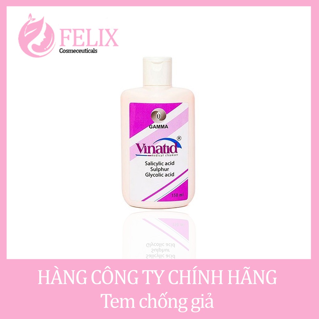 SỮA TẮM GỘI VINATID GIẢM MỤN CHAI 150ml