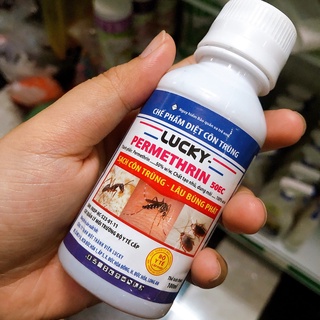 Chế phẩm diệt côn trùng lucky-permethrin 50ec 100ml