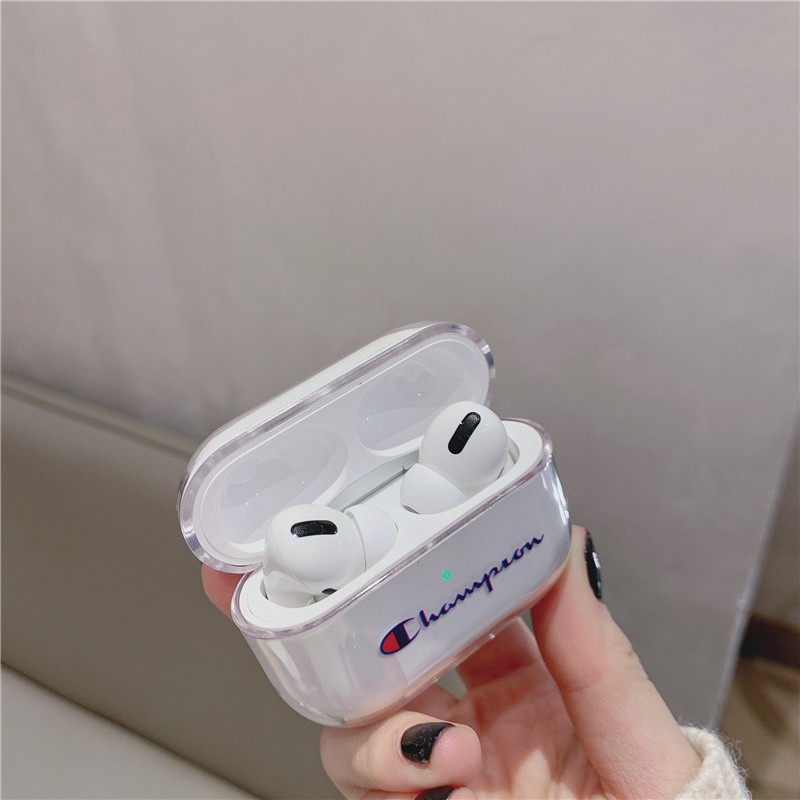 Hộp bảo vệ tai nghe không dây Airpods kết nối Bluetooth trong suốt