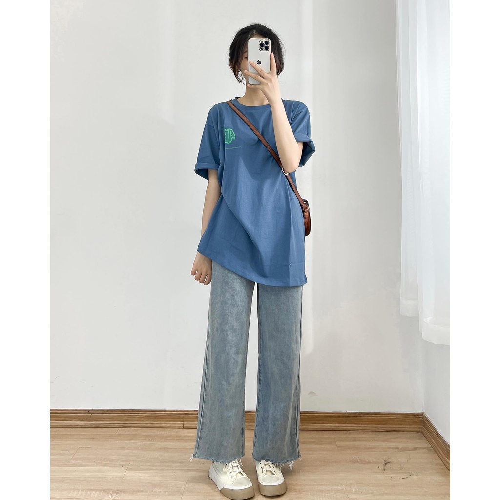 Áo thun chữ AB chất cotton mềm mịn thời trang miho house