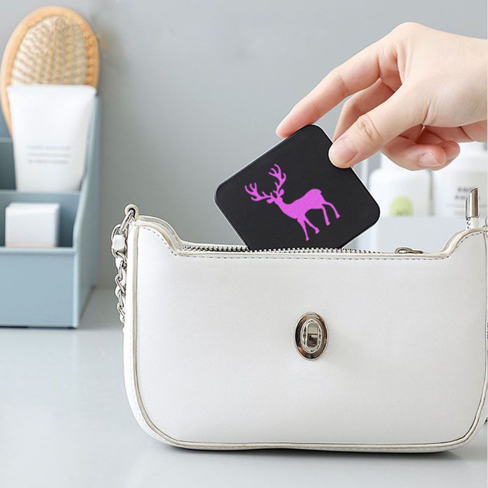 Gương trang điểm cầm tay hai mặt phóng to hoạt hình