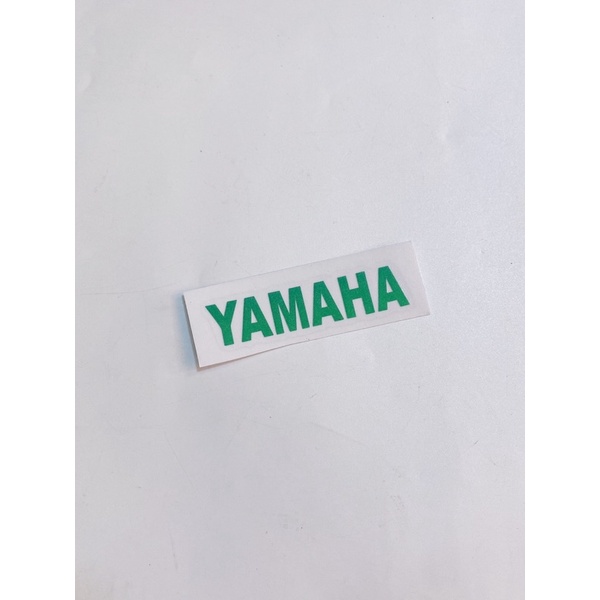 Tem phản quang chữ Yamaha 6.5x1.5cm, dán trang trí xe máy tem chống nước