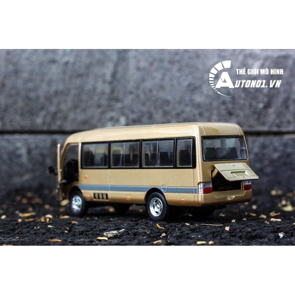 XE MÔ HÌNH TOYOTA COASTER BUS 1:32 SHENG HUI 1649