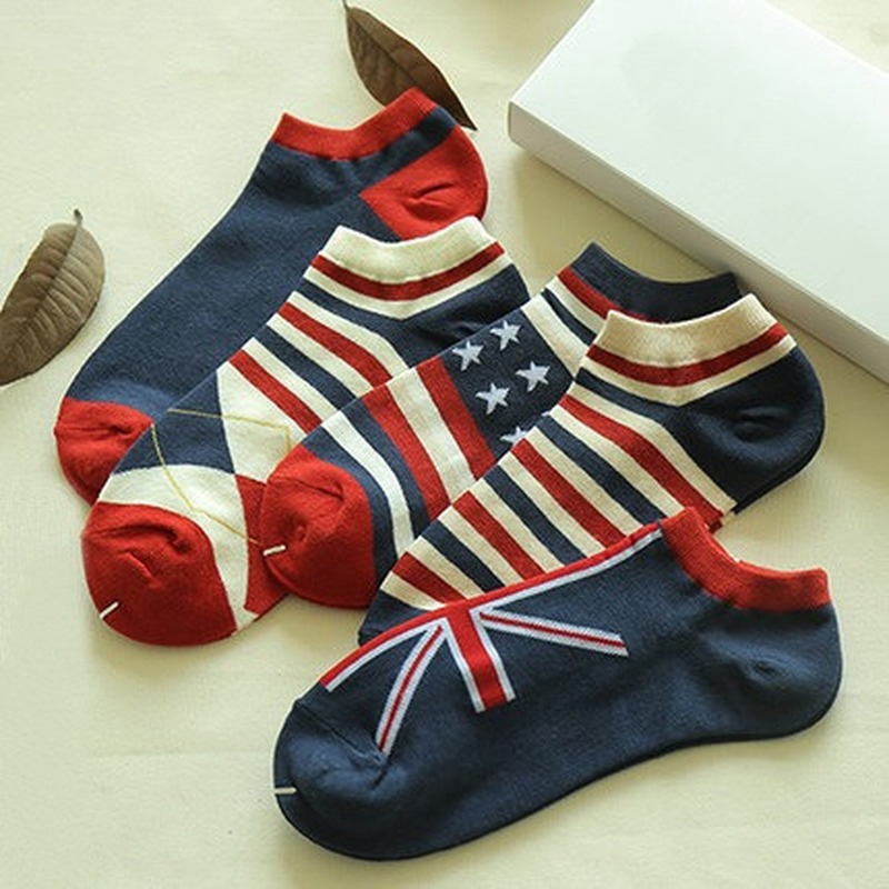 Vớ cotton cổ ngắn thời trang dành cho nam