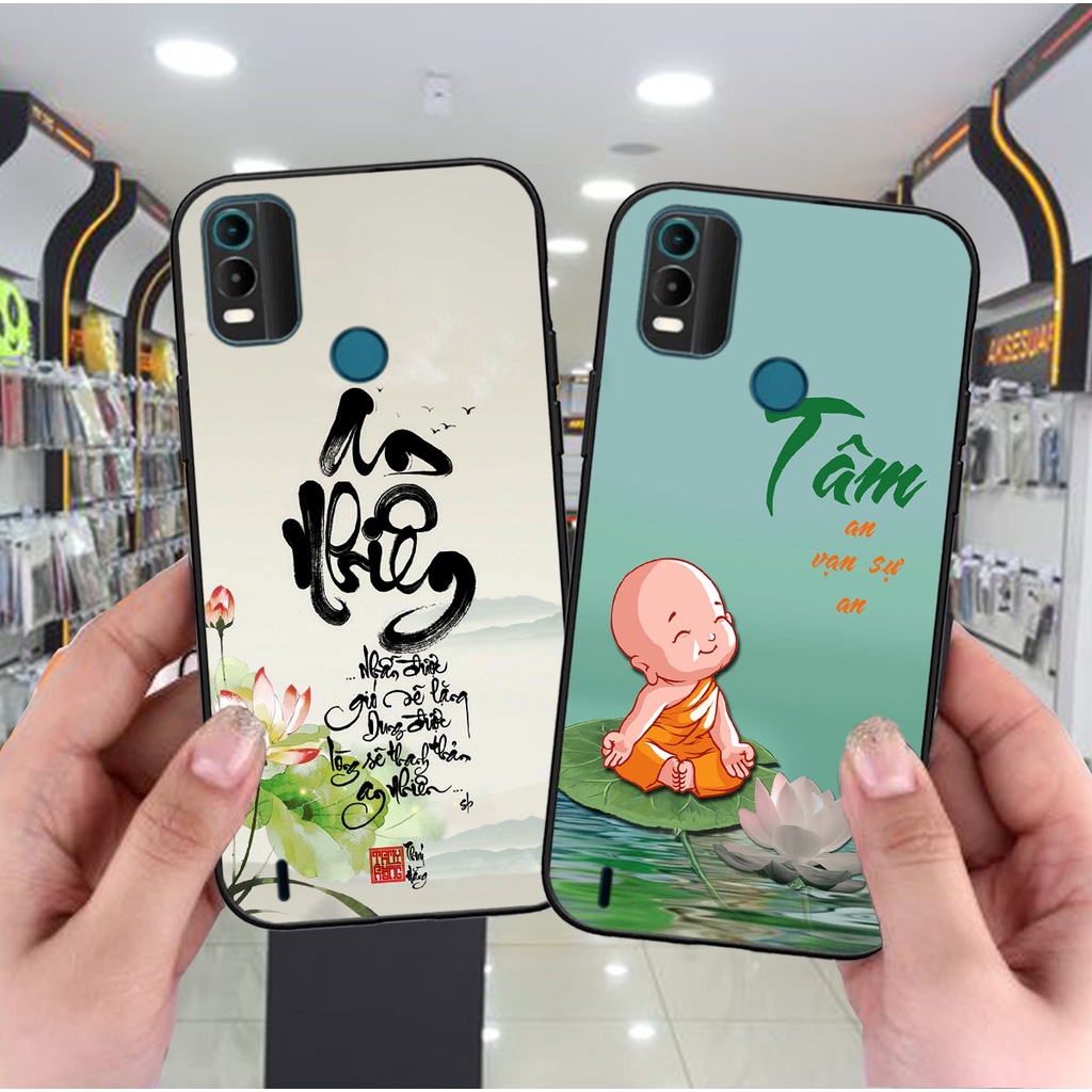 Ốp điện thoại Nokia C21 PLUS / G21 bộ hình thư pháp an nhiên , tâm an sang trọng giá rẻ