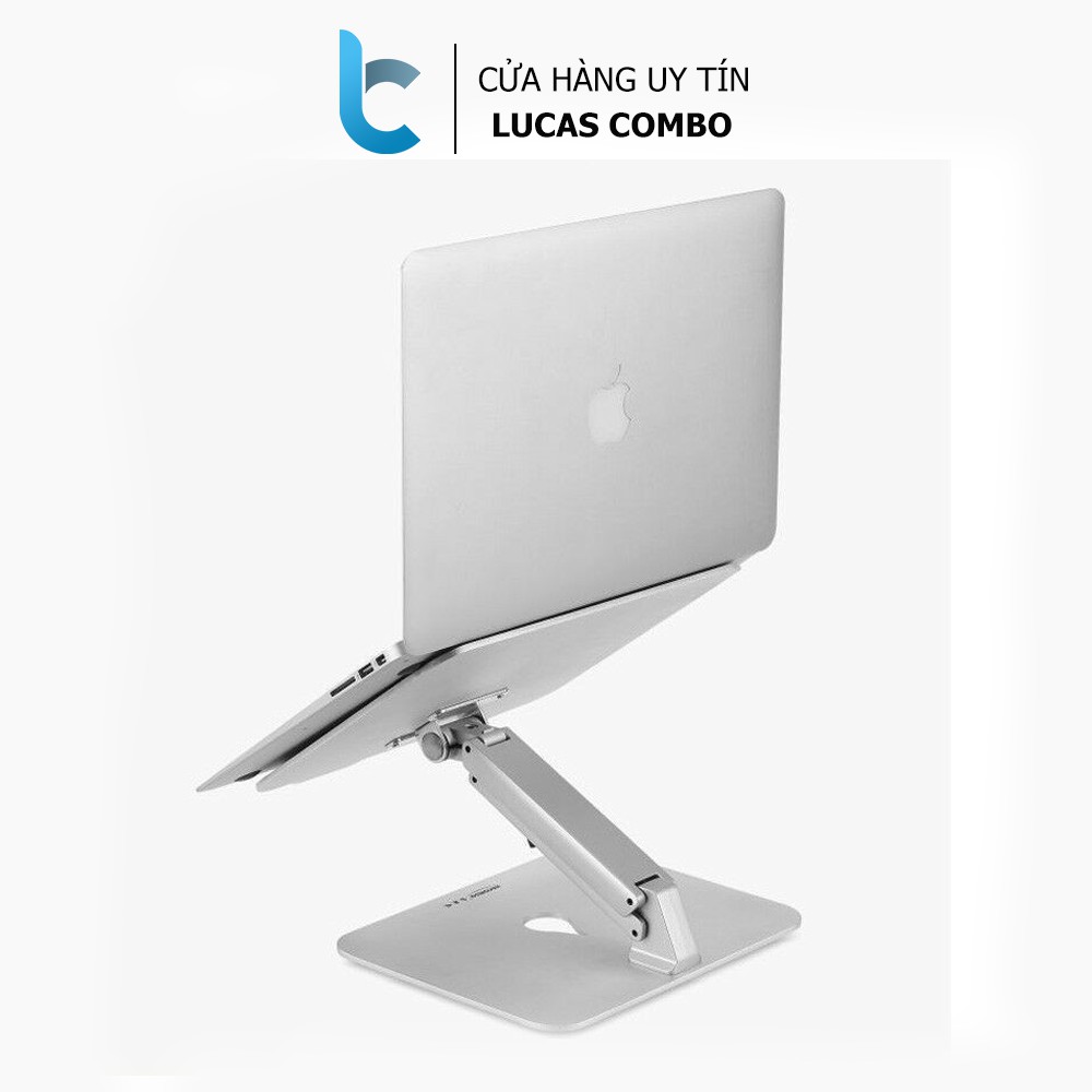 Stand Nhôm Gập 1 Chân Có Thể Điều Chỉnh Độ Cao Tản Nhiệt Cho Macbook/Laptop Jincomso