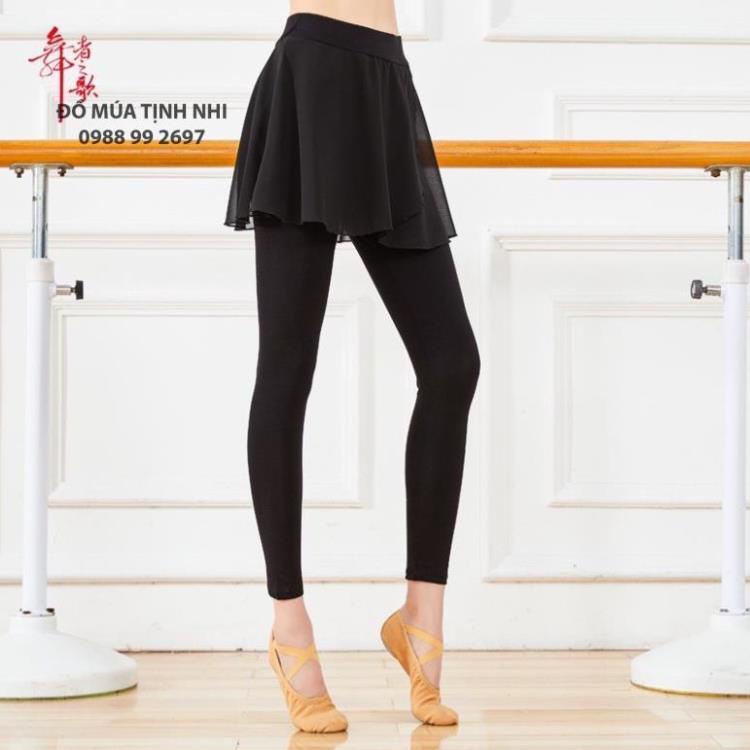 Quần legging tập múa, yoga, gym dáng váy  Đồ Múa Lotus