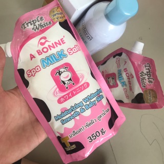 Muối tắm tẩy da chết sữa bò Abone 350g