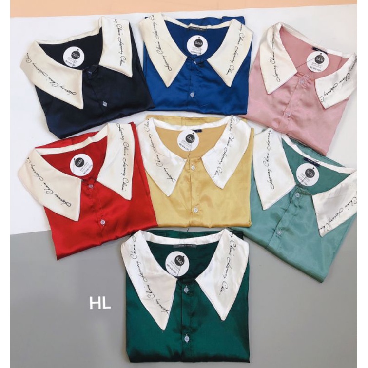 Bộ đồ ngủ pijama lụa satin ,đồ mặc ở nhà cộc tay quần dài cổ lá tiểu thư xinh xắn ,mềm mịn | BigBuy360 - bigbuy360.vn