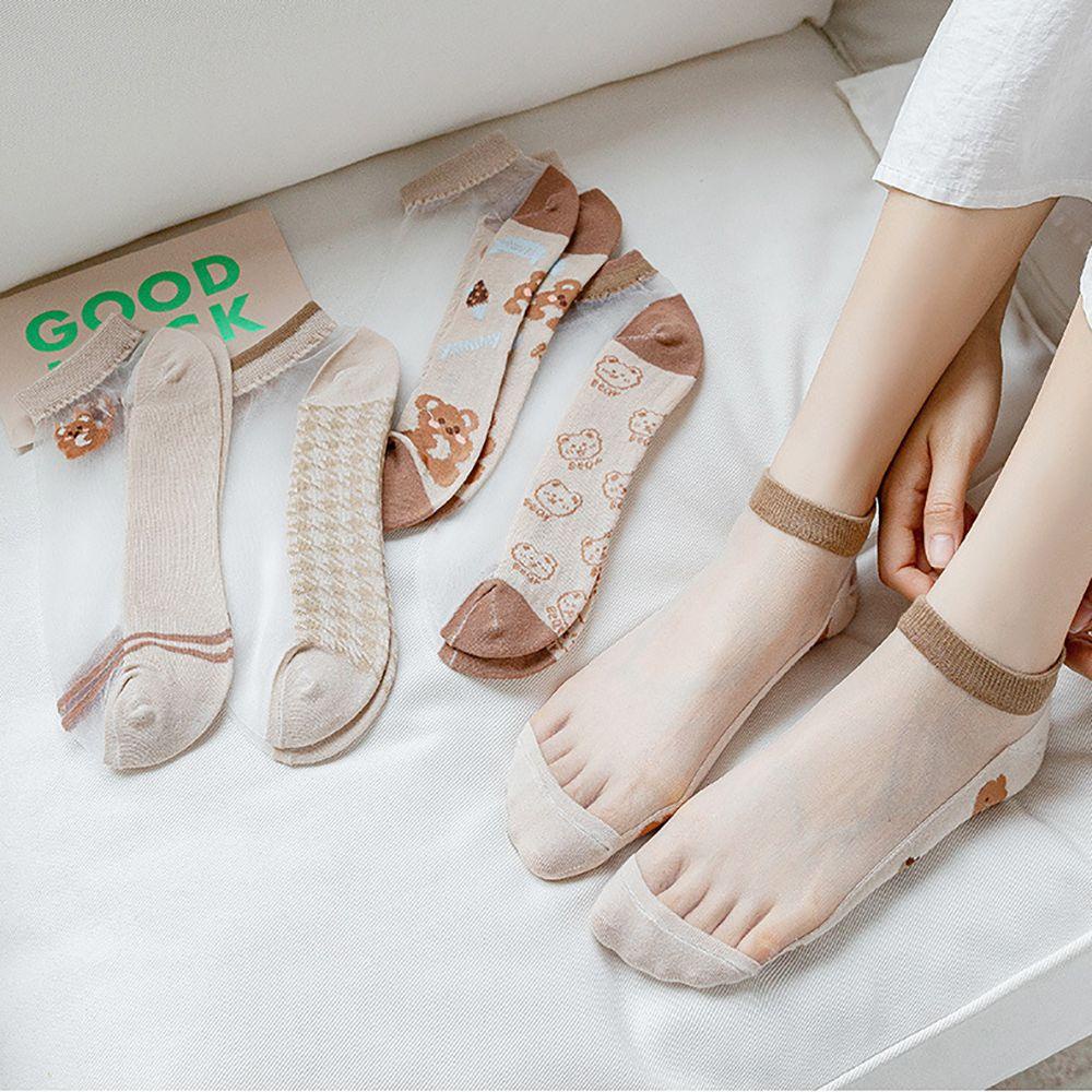 Vớ Cotton Mỏng Thoải Mái Thời Trang Cho Nữ